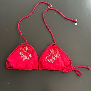 American Eagle Red Bathing Suit Top 🦅